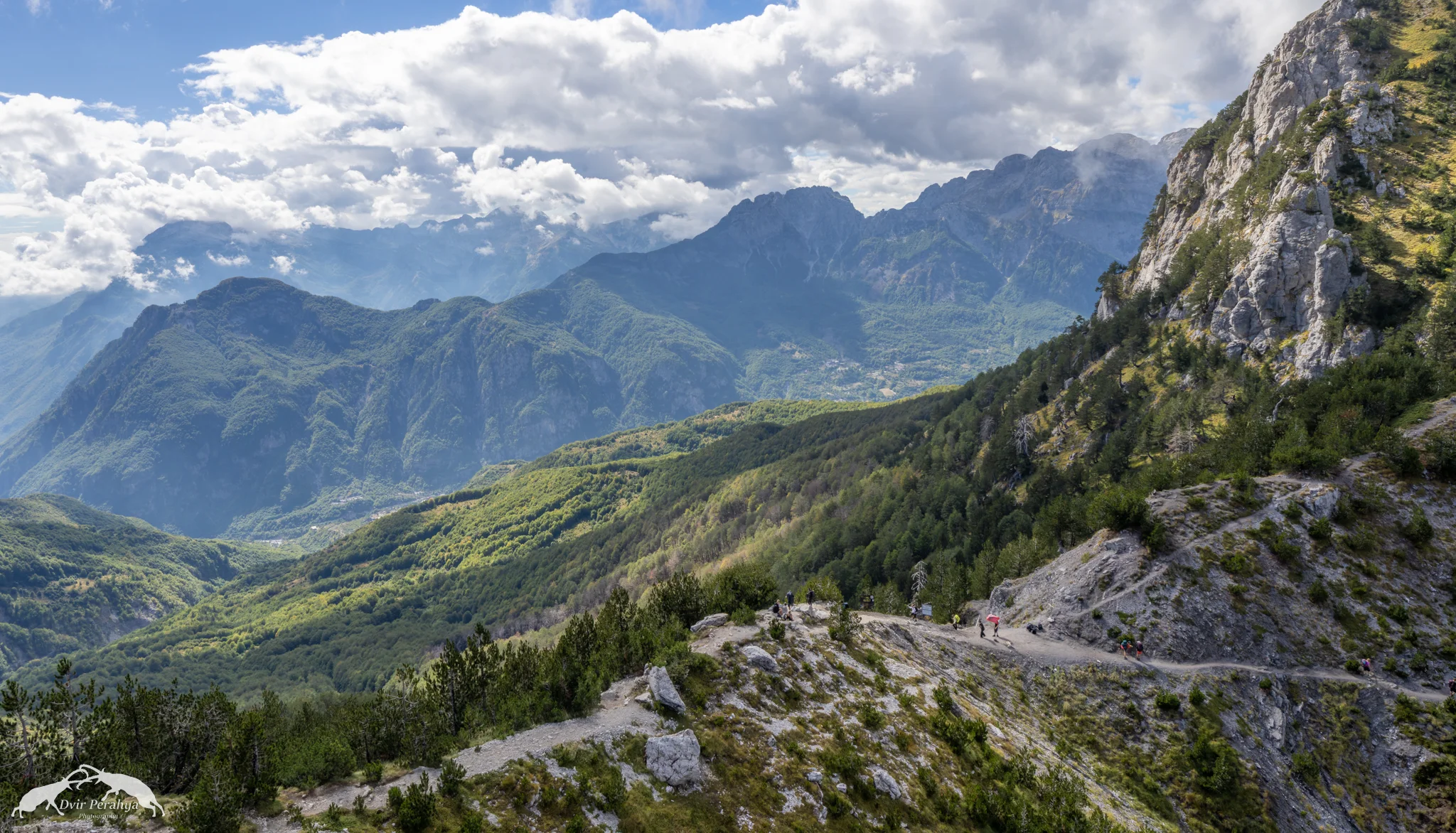 Mountain pass, Valbonë, Albania